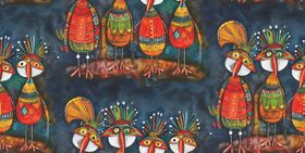 多彩瓶罐装饰画