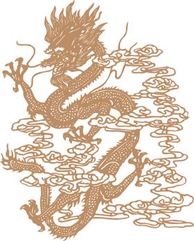 龙团龙凤龙印刷烫金底纹背景纹图