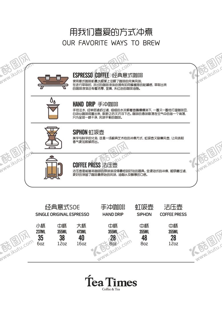 编号：45237206071232284242【酷图网】源文件下载-咖啡冲煮方式