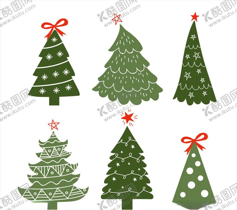 编号：98843009271734443753【酷图网】源文件下载-圣诞节装饰松树