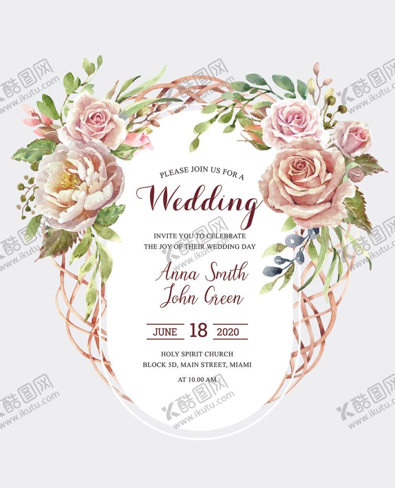 编号：88053110281002551669【酷图网】源文件下载-水彩花卉