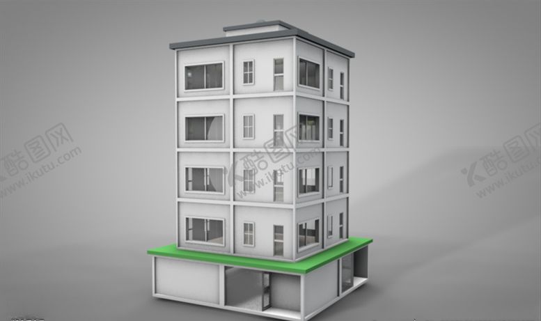 编号：69605003281152281394【酷图网】源文件下载-C4D模型楼房建筑大楼大夏