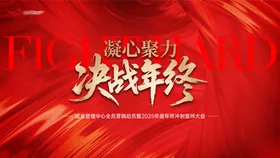 地产决战年终誓师大会主画面