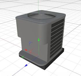 C4D模型空气净化器