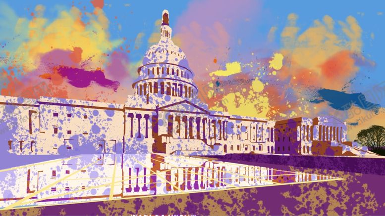 编号：45729511010727411506【酷图网】源文件下载-白宫水彩画油画