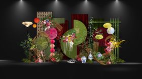 南洋风宝宝生日宴会布置