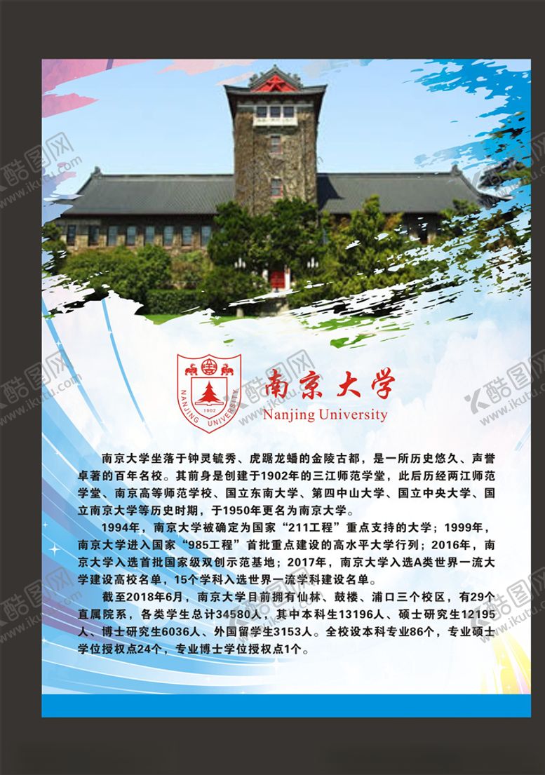 编号：11802510031441598780【酷图网】源文件下载-南京大学