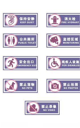 公共场所指示牌