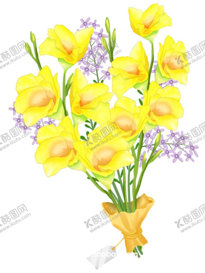 编号：91123506241807348199【酷图网】源文件下载-手绘鲜花