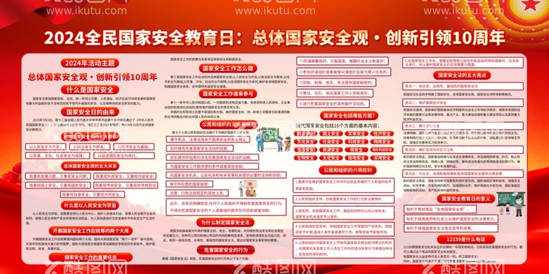 编号：19477712022026195846【酷图网】源文件下载-国家安全教育展板