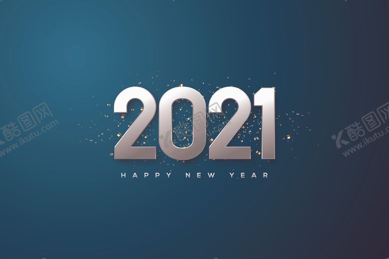 编号：35646907080253323995【酷图网】源文件下载-2021牛年数字