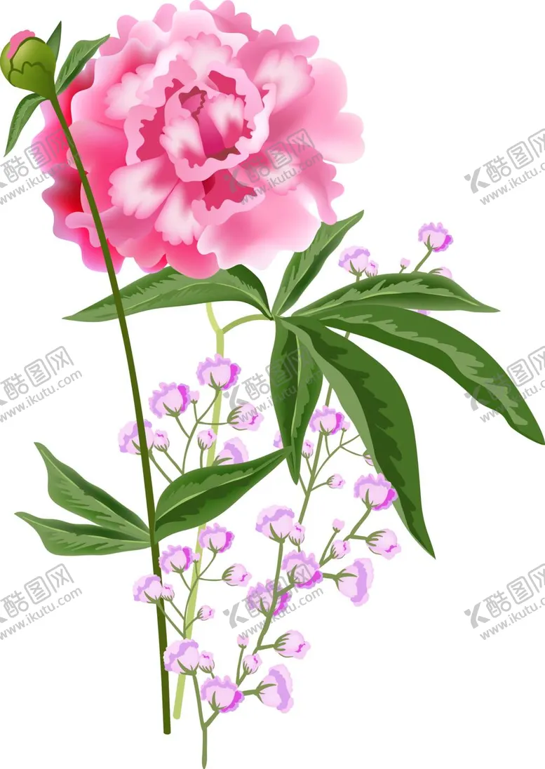 编号：03786410100140183261【酷图网】源文件下载-卡通手绘花卉