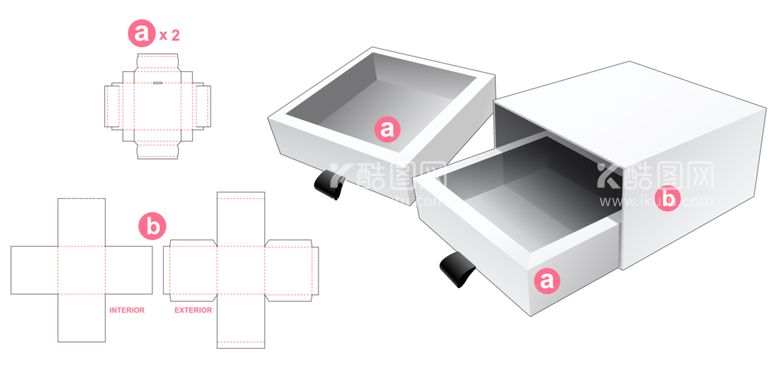 编号：41857012101420105917【酷图网】源文件下载-抽拉盒模切
