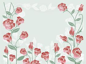 牡丹花背景墙