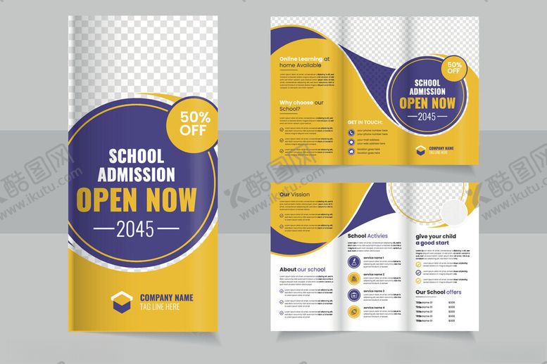 编号：41011911201120091007【酷图网】源文件下载-三折页