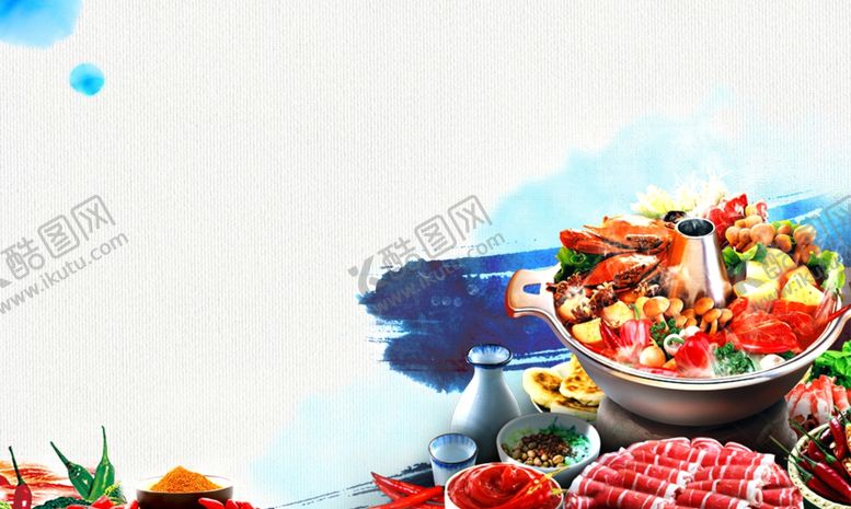 编号：66153606190208437424【酷图网】源文件下载-美食海报背景