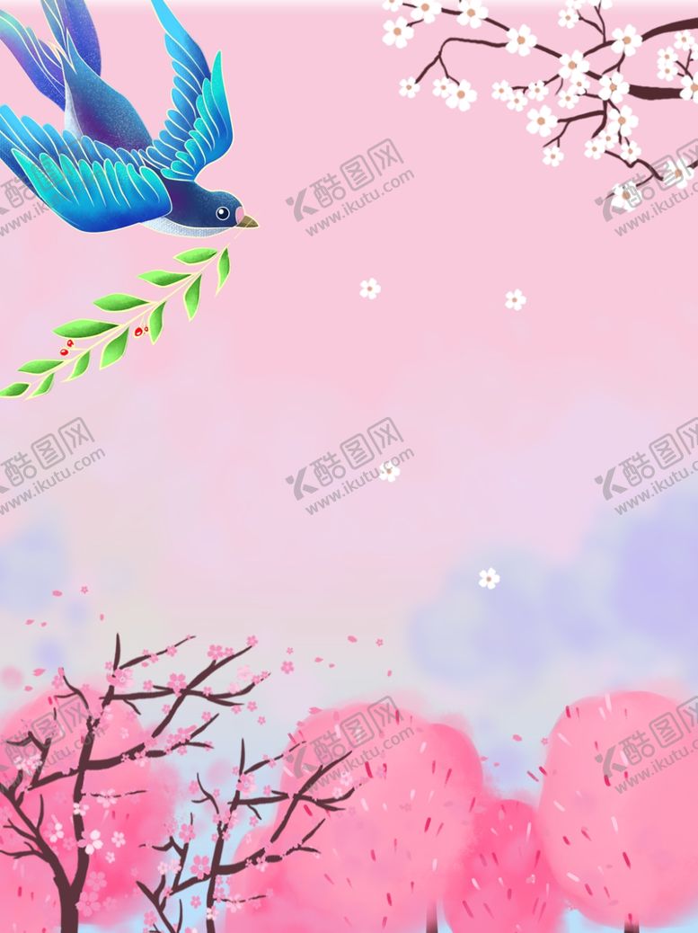 编号：20754709170658136551【酷图网】源文件下载-春天粉红背景