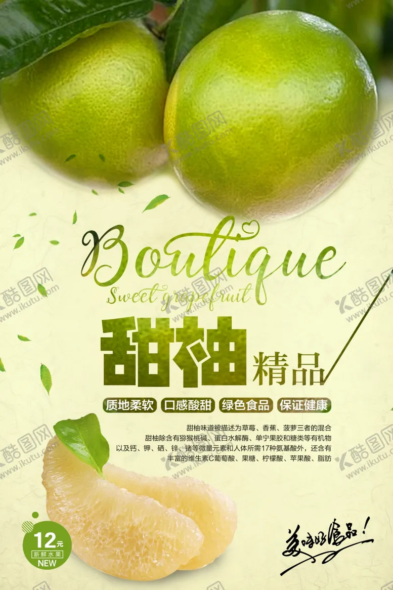 编号：30326201290749168866【酷图网】源文件下载-柚子海报