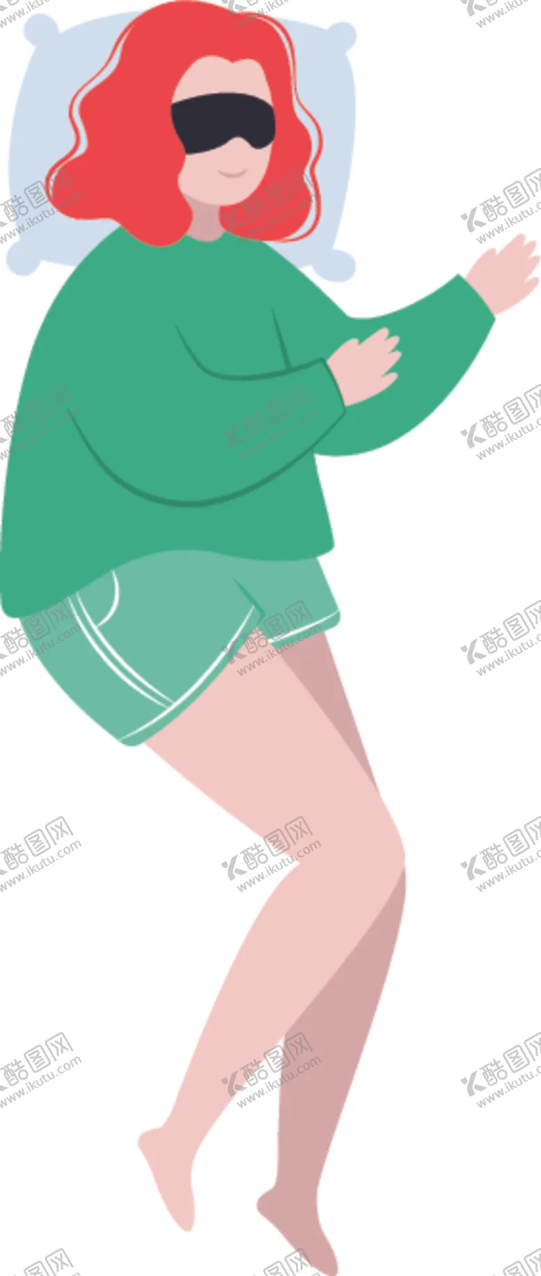 编号：82388104301431161354【酷图网】源文件下载-睡觉姿势