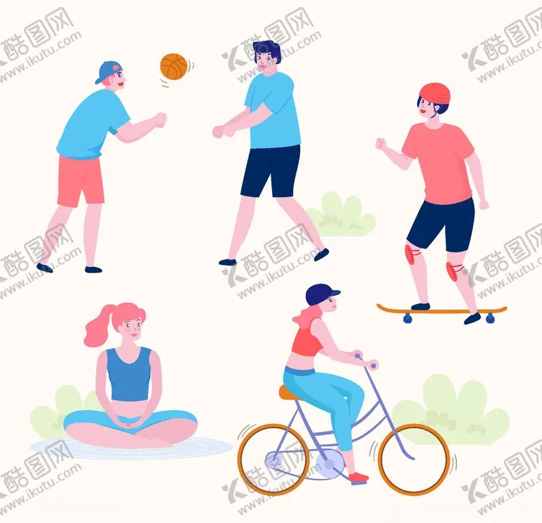 编号：95171706240948439624【酷图网】源文件下载-公园活动
