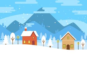 冬天背景风地形自然季节冰雪地