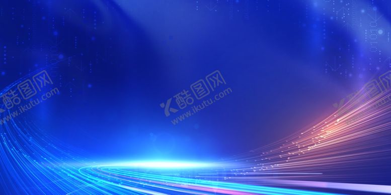 编号：22303902042223566023【酷图网】源文件下载-蓝色科技感背景