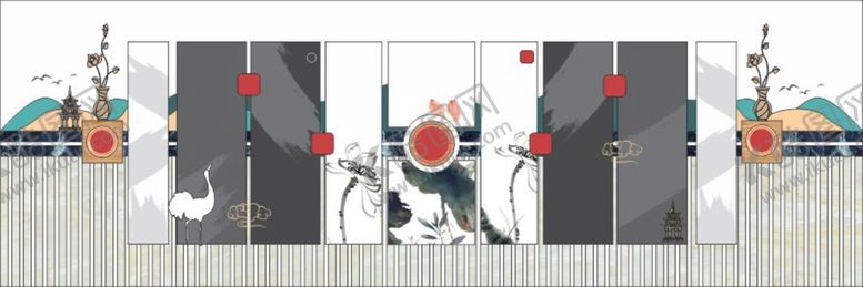 编号：97423609200832134862【酷图网】源文件下载-党建文化墙