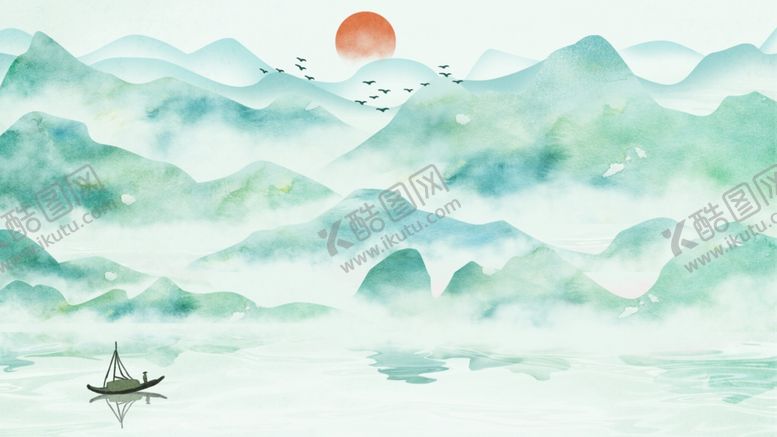 编号：85878709281647437898【酷图网】源文件下载-水墨插画