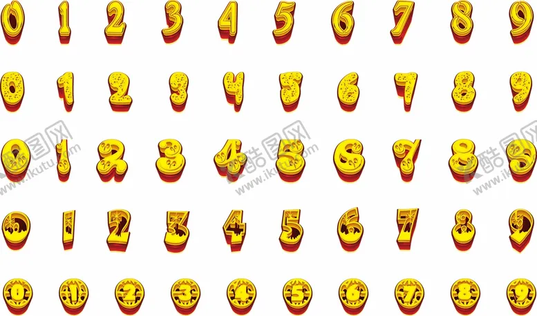 编号：23832010192204197186【酷图网】源文件下载-数字艺术字