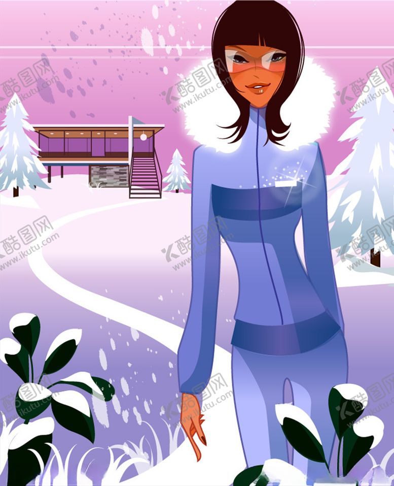 编号：80357809270046215824【酷图网】源文件下载-时尚女人