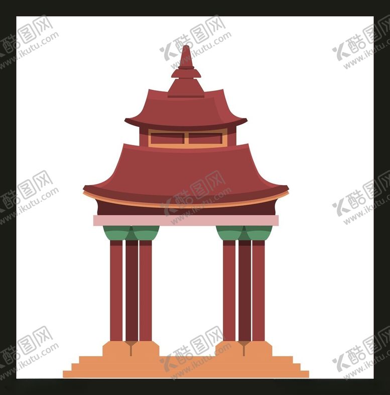 编号：59388401170901146157【酷图网】源文件下载-手绘古典建筑