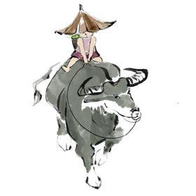牧童素材