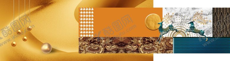编号：07531910090237255931【酷图网】源文件下载-麋鹿装饰画