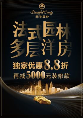 地产售楼宣传单彩页海报