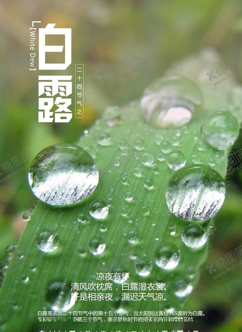编号：95320105150810039354【酷图网】源文件下载-白露