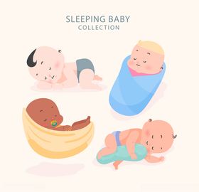 婴儿幼满月小宝贝