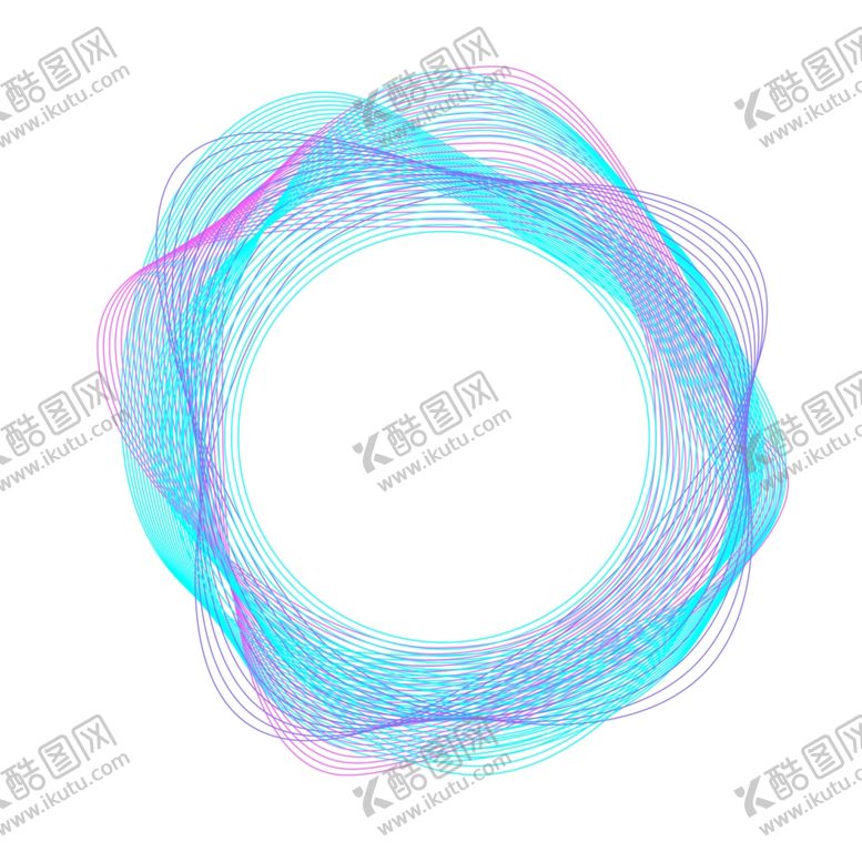 编号：16021709280017118643【酷图网】源文件下载-圆形彩色科技线条