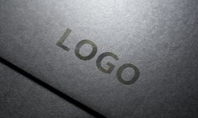 烫金纸张logo模板