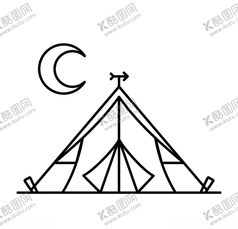 编号：17408506281045096547【酷图网】源文件下载-帐篷图标
