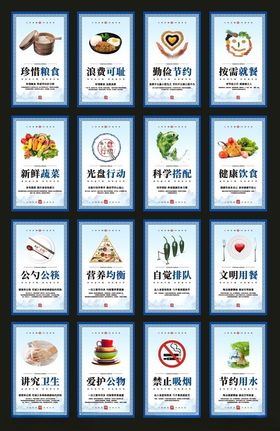 食堂文化挂图