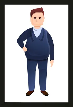 手绘男人男孩卡通动画动画卡通
