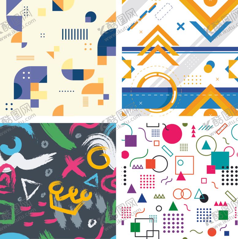 编号：66629011250018408660【酷图网】源文件下载-几何抽象背景