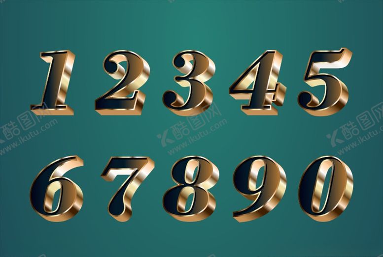 编号：94548605060857137776【酷图网】源文件下载-3D立体数字