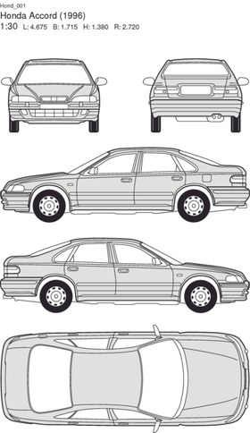 手绘轿车