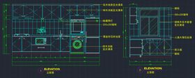 CAD厨卫立面 厨卫立面图 C