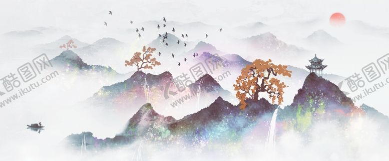 编号：92256606261304309806【酷图网】源文件下载-中式背景墙中式背景素材背景