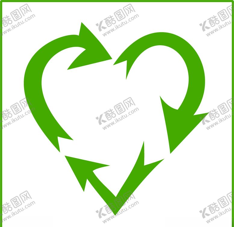 编号：62518610211520362009【酷图网】源文件下载-绿色循环标识