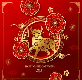 牛年春节海报