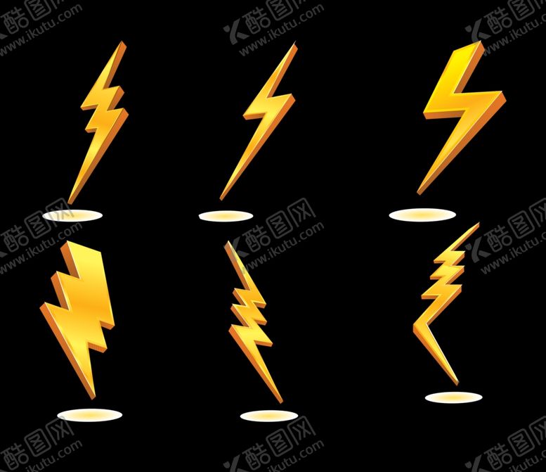 编号：68175209300148342827【酷图网】源文件下载-闪电标识