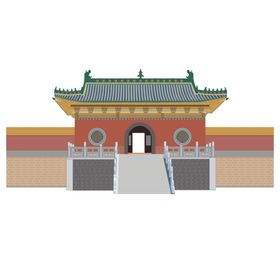 中国风古塔建筑